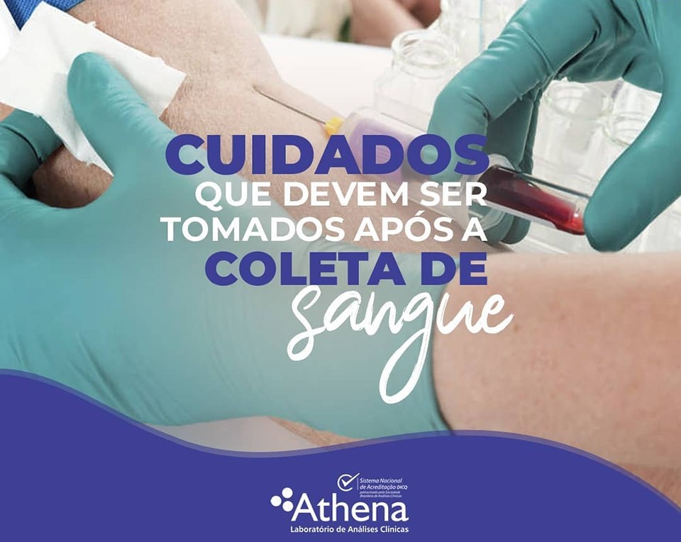 Cuidados que devem ser tomados após a coleta de sangue 
