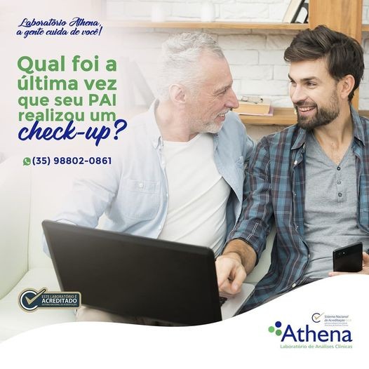 Qual foi a última vez que seu PAI fez um check-up completo de exames para cuidar da saúde dele?